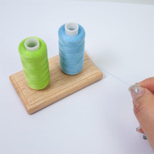 Fil à coudre en polyester lot de 12 bobines haute vitesse anti-rupture pour machine et main - 5