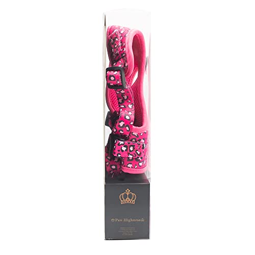 Paw Highness Dog Walking Harness, Collar, Leash & Poo Bag Holder Set in Pretty In Pink Small - Image 3