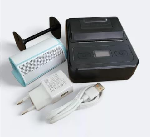 Mini Etiqueta Termica 80mm Impressora Portatil Bluetooth