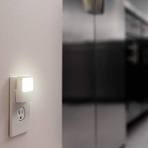GE White Always-On LED Night Light, Plug into Wall, Compact, Soft Glow, UL-Listed, Ideal for Bedroom, Nursery, Bathroom… - Image 6