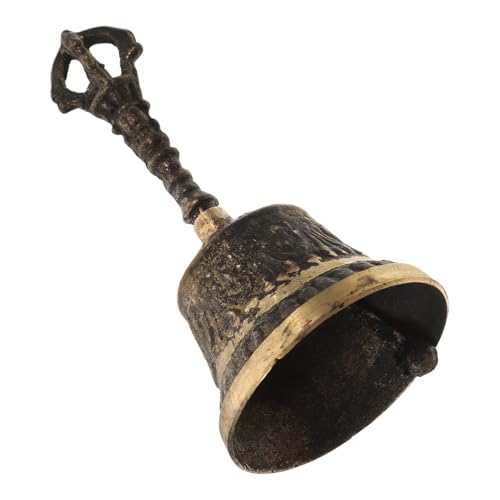Cloche à main cuivre antirouille au son clair pour école