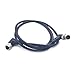 FOWIUNYE 16.4ft M12 5 Pins Male to Female Connector Cable, A Code Right Angle Molding Cable Female to Male Aviation Sensor Electrical PVC Wire 125V 4A AC/DC Industrial Molded Wire AWG22 (5Meter)