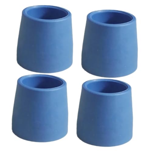 Gogogmee Cane Tips for Crutches Trekking Pole Tip Protectors Rubber Walking Stick Tips Skid Protection Crutch Pads