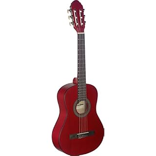 Stagg C410 M Rouge C410 Guitare classique Taille 1/2 – Rouge - Les Beatles, Paul McCartney, John Lennon, RIngo Starr, George Harrison