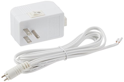 WAC Lighting EN-1260-P-AR-WT Electronic Transformer, 120V - 12V 60W Max, White