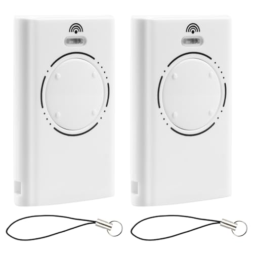 Juego de 2 Mandos a Distancia 4 Canales 868 MHz para Puerta de Garaje Compatible con FAAC XT2 868 SLH, DL2 868 SLH, T2/T4 868 SLH, TML2/TML4 868 SLH, XR2 868 y RP 868 SLH – Frecuencia Segura, 50 m