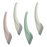 TIDTALEO ポータブル三日月型眉毛トリマー 2箱セット ステンレス製軽量コンパクト女性用眉毛トリミングツール プロ対応メダムカラー