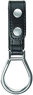 Air-Tek D-Cell Flashlight Holder - Metal Ring - Nickel Snaps - Plain Finish