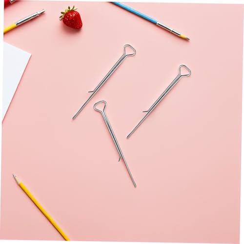 Clips metálicos para mechas de velas 12 pzas miniatura 4