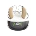hearing aids for seniors rechargeable with noise cancelling,, 16 Channels Digital RIC Hearing Aids with Real Voice, Invisible Comfortable without Whistling ï¼Œ Charging Box Displaying Powerï¼ŒOTC hearing
