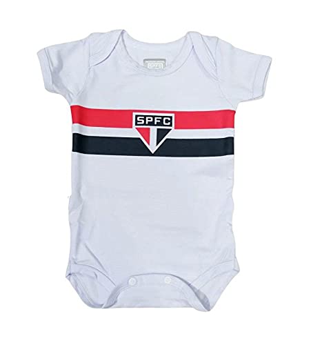 Body Bebê São Paulo Jogo Branco Oficial
