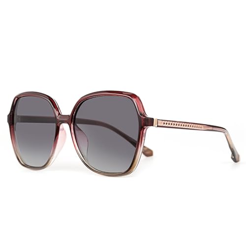 Verres solaires de luxe pour femme avec protection polarisée UV400
