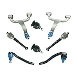 Steering Suspension Kit Control Arm Ball Joint Tie Rod 8PC Compatible For Mercedes W163