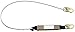 MSA 10023485 Thermatek Single-Leg Energy Absorbing Cable Lanyard, 36C Steel Snaphooks, CSA Z259.11 Standard, 6