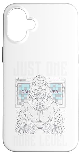 Just One More Level Skull �Q�[�}�[�f�U�C���B �X�}�z�P�[�X iPhone 16 Plus �p