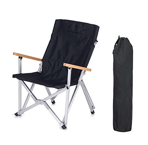 Chaise pliante de camping à dossier ajusté et grand compartiment pour sac à dos