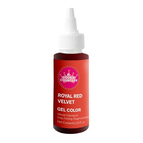 Cookie Countess Gel Food Color 2oz - Royal Red Velvet