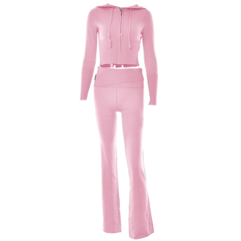 Survêtement à capuche en tricot pour femme pour rester élégante même en tenue décontractée