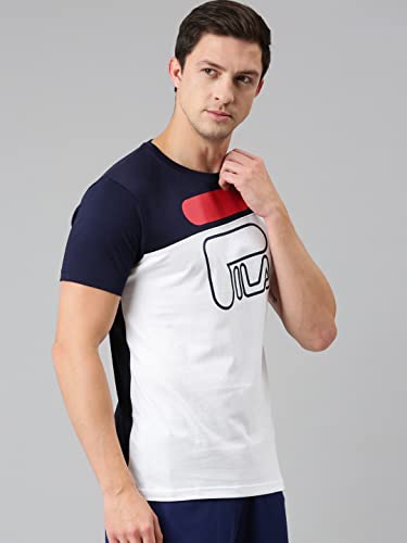 Image of FILA Men's Solid Straight T-Shirt