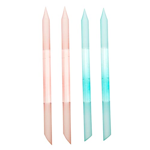 Beavorty 4個 爪やすり グリップ クリッパー バリカン ステッカー キット nail polish nail gel nail file マニ ファイル ファイル ガラス