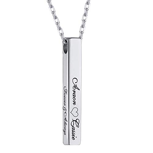 necklace with girlfriend's name for him