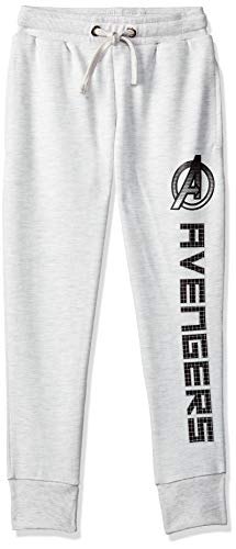 Image of Kidsville Avengers Printed Regular Fit Grey Cotton Boy's Jogger