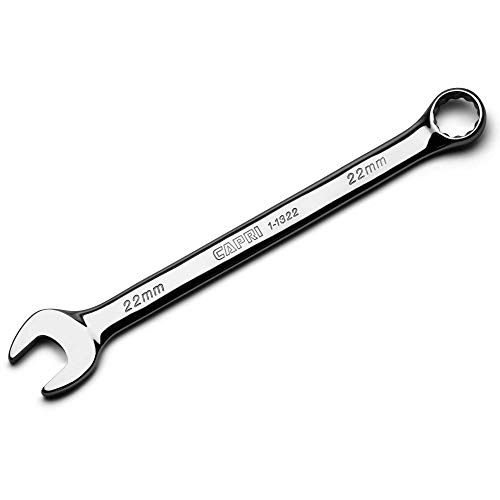 Image of Capri Tools 22 mm Combination Wrench, 12 Point, Metric, Chrome (1-1322)
