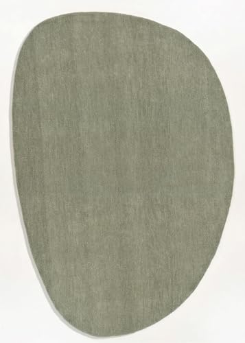 RUGORIA Restoration and Renovation Modern Oval Shape Wool Rug -