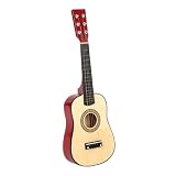 Esquirla Violão infantil para meninos e meninas, iniciante, leve, profissional, portátil, instrumento musical premium para, presente de aniversário, Cor Da Madeira