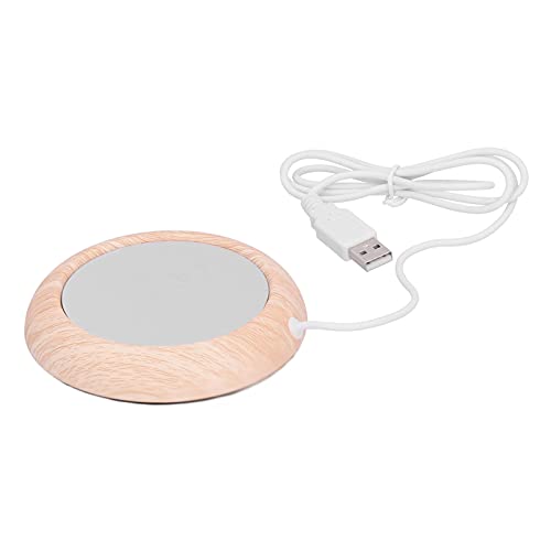 Kitchen Kitchen Tools, Pad Vacuum Cup Mat Warmer Coaster Placemat for Milk Tea Coffee Drink with Fast Heating and Low Power Usage Wooden Pattern USB Powered Heater Kitchen