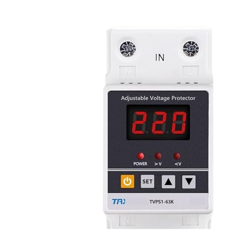 Relais surtension Rail Din 40A résout les coupures et protège les circuits 220V