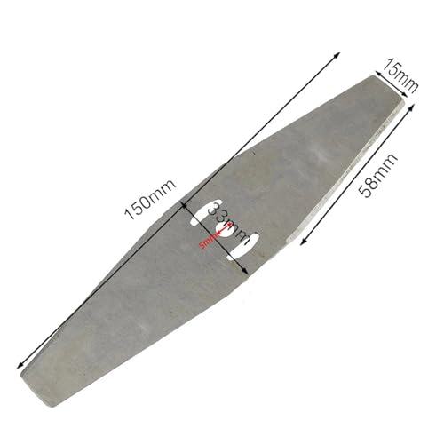 Tondeuse à gazon électrique : base de lame de rechange inox - 6