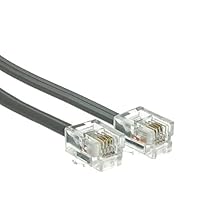 Algopix Similar Product 11 - 2 feet Telephone Cord Data RJ11 Gold