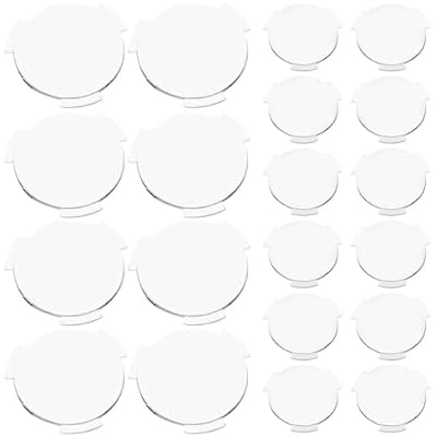 KHBUAB 30pcs Vr Lens Accessories with 25mm Diameter and 45mm Focal Length, Biconvex PC Plastic Lenses Featuring Ergonomic Design and Light for Gaming Consoles in Commercial Use