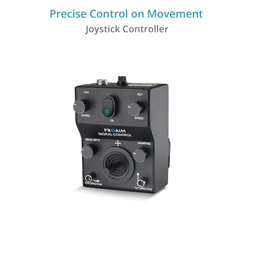 Image of PROAIM Jr 2-Axis Motorized Pan-Tilt Head w /12V Joystick for Jibs, 5kg /11lb