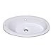 Barclay 4-327WH Infinity Drop-In 22-Inch Wash Basin