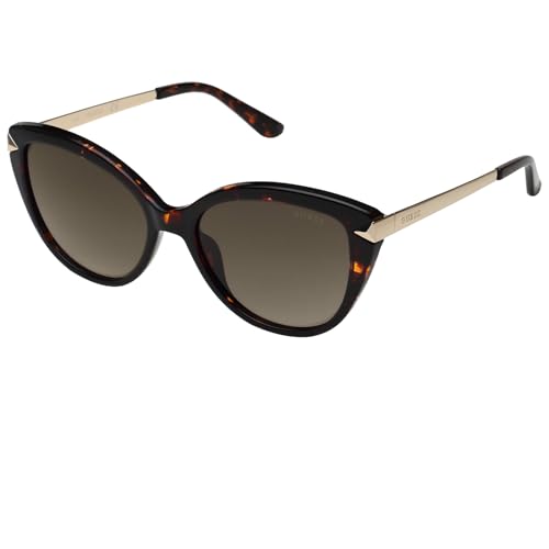 GUESS 0, Lunettes de soleil Femme, dark havana, 56