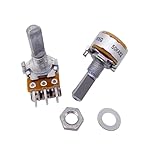 eufeifeiegds 1 stücke ALPS RK163 A50KX2 Audio Dual-einheit Drehpotentiometer 16-typ A50K 6Pins 20mm halbwelle 50KAX2 wefeiegds