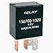 156700-1020 (3-Pack) 12V 30A 4-Pin SPST Automotive Relay Compatible with Denso Toyota Honda HVAC Systems Restores Blower Motor Fan Airflow