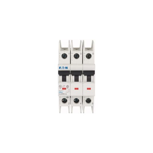 Interruptor magnetotérmico Eaton FAZ tripolar 10A curva B para protección de líneas eléctricas 3