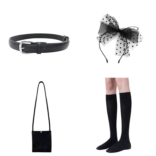 Kidswant Wednesday Addams Dress Girls Halloween Costumes Wednesday Addams Costume Black Princess Dress For 5-12T #TOP4