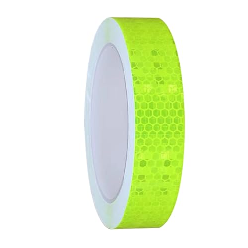 Genérico Cinta Reflectante,Tiras Adhesivas Fuertes De Alta Visibilidad - Cinta de Seguridad Reflectante de 2.4 cm x 5 m,para Coches, Motos, Bicicletas, Remolques, Bolsas, Ropa y Cascos de Uso