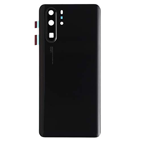Lente de cámara y tapa trasera para Huawei P30 Pro con bisel central negro 2