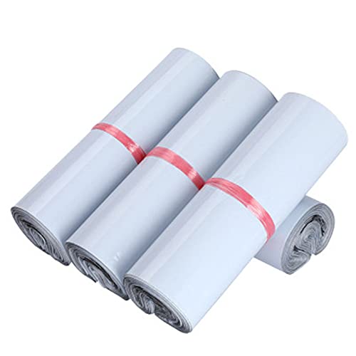 Borsa da imballaggio espressa 100 pz/Lotto Bianco Bianco Arresse Borse Impermeabile Poly Buste Busta Mailing Borse Autoal Guarnizione Adesivo Seal Borsa Sacchetto di corriere in plastica