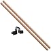 Giftik Bâtons de Tige de Yoga, Barre de Pilates Portable En Bois éPaule Ouverte dos Ouvert Bosse Corrective, Outil D'éTirement du Corps pour Artistes Martiaux Danseurs Gymnastes