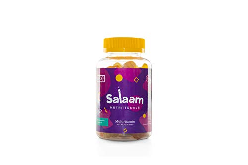 Salaam Nutritionals Children’s Halal Gummy Multivitamins – 13 Essential Vitamins and Minerals