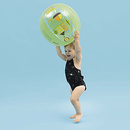 Bola Inflável, Mor, 60 cm, Sortida