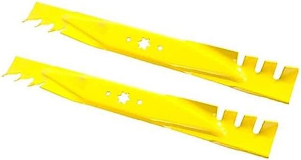 (BL) LTX1842 (2) cuchillas de mantillo extremo OEM Troy-Bilt Pony Mustang Colt XP 42" Deck LT-1650, LT-1855, LT-1855H + se adapta a muchos otros
