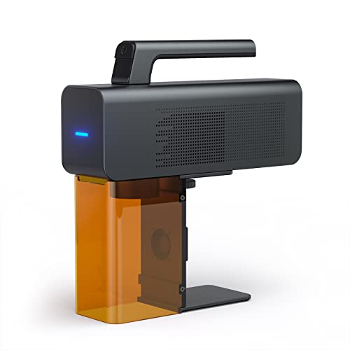 Genmitsu Z5-1 Fiber Laser Engraver, Desktop Handheld 2-in-1 design, Portable Marking on All-Metals, Jewelry, Stones for Individual Shop/Factory/Home, 70mm x 70mm DIY Area