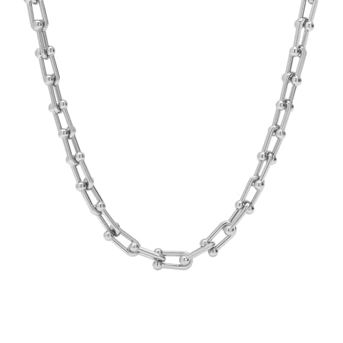 Cuban Choker Necklace Herringbone Snake Necklace Paperclip Chain Layered Necklaces for Women Jewelry